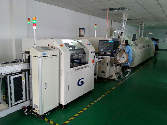 儀表事業(yè)部全自動回流焊生產線建成