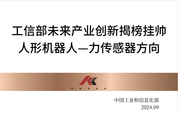 工信部未來產(chǎn)業(yè)創(chuàng)新揭榜掛帥—人形機器人—力傳感器方向