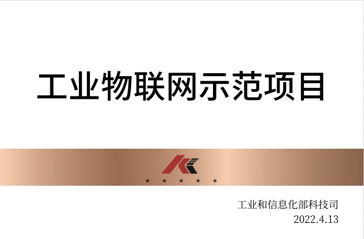 工業(yè)物聯(lián)網(wǎng)示范項目